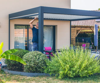 Stores 35 - Pergola en extension