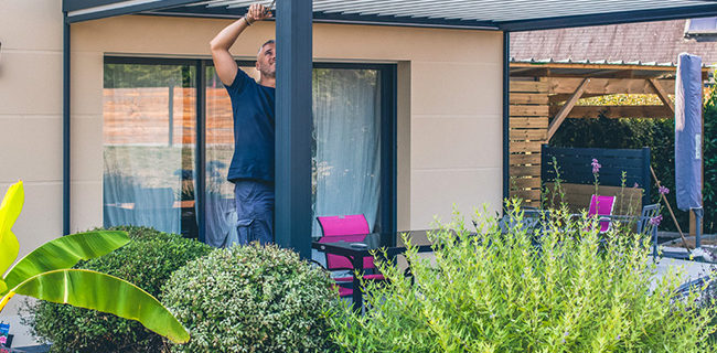 Stores 35 - Pergola en extension